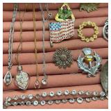 Fashion Jewelry Pendants, Chokers and Brooches