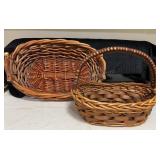 Pair of Handwoven Baskets
