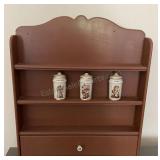 Hummel Spice Jar Rack, Note Lot 209 has the Spice