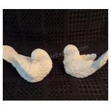 Pair of Vintage Santini Love Birds Made in Italy