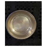 STERLING SILVER TRINKET DISH 20g 3-1/2" R