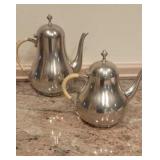 Royal Holland Pewter Coffee & Tea Pots