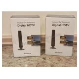 2 Sealed Indoor Digital HDTV Antennas