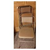 Set of 3 Folding Chairs