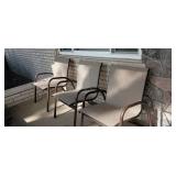 Trio of Outdoor Chairs  34x24x