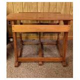 Wooden Dual Seat Children