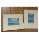 Framed Rae Gibbs Art 2x17