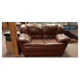 Burgundy Love Seat 33x6034