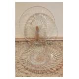 Optic Swirl Serving Plate and Bowl