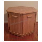 Octogan Shaped Side Table 20x24x26
