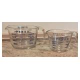 Pyrex Measuring Cups 4cup & 1 Cup