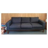 Navy Sofa  29x82x34