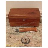 Opinel Knife, Coleman Compass & Small Lane Cedar