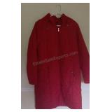 Ladies Red Lands End Jacket -size tag cut off