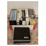 Assorted VHS, DVDs, Case and More