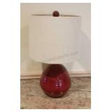 Decorative Red Table Lamp