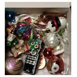 Box of Assorted Christmas Ornaments