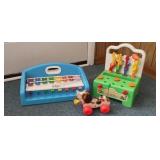 Vintage Fisher Price Pull Dog/Assorted Toys