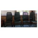 4 Green Outdoor Lloyd -Flanders Bouncer Chairs