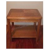 Wood Side Table 22x26x21