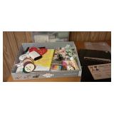 Assorted Craft Supplies, Note Cards