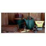 Shed Left Side Shelf Contents