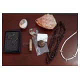 Art Pin, Pierced Earrings, and More