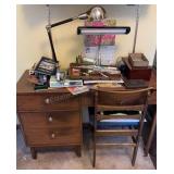 Desk Chair Lamps & Contents