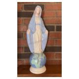 Ceramic Mother Mary 20 inches tall