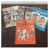 1980,81,82,83 & 1984 Detroit Tigers Yearbooks