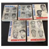 Baseball Official Guides 1968,69,70,71 & 1972