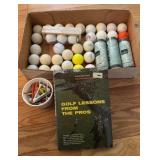 Golf Balls Book & Tees