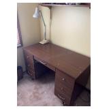 Desk w/ Lamp