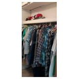 Master Bedroom Right Side Closet Contents