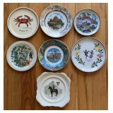 Group of Souvenir Plates
