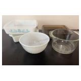 Fireking, Glasbake, Pyrex Casserole Dishes &