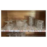 Pressed Glass Dessert Cups & Drinking Glasses