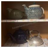 Group of Tea Pots