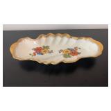 Vintage Gold Edge Serving Dish