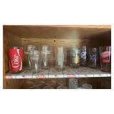 Assortment of Glasses Coca Cola Redwimgs Lions &