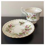 Royal Albert Cup & Saucer Christmas Rose