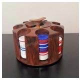Poker Chips & Caddy