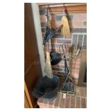 Group of Fireplace Tools