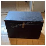 Wood Trunk Box 12.5x23.5x17 inches tall