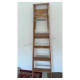 6 Foot Wood A Frame Ladder