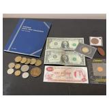 Kennedy Half, 1969 series Dollar Bills Empty Coin