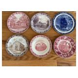 Transferware Souvenir Plates