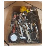 Box Lot of Kitchen Utensils