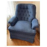 Lay Z Boy Rocking Swiveling Upholstered Arm Chair