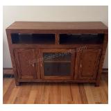 Oak Entertainment Center 16x46x32 inches tall